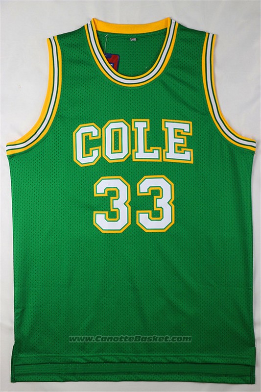 Maglia NCAA LSU Tigers Shaquille O'Neal #33 Retro Verde